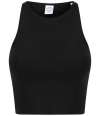SK106 SF Clothing Ladies Cropped Top Black colour image